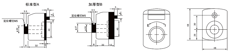  歐拓定制內波紋手輪,背波紋手輪,橢圓拉手,膠木拉手,方形拉手